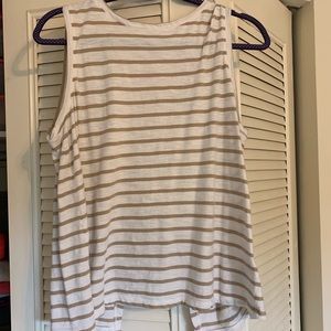 Split Back striped Gap tank